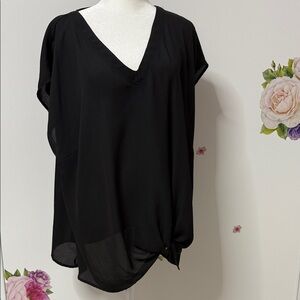 Elegant Black Women's Top
